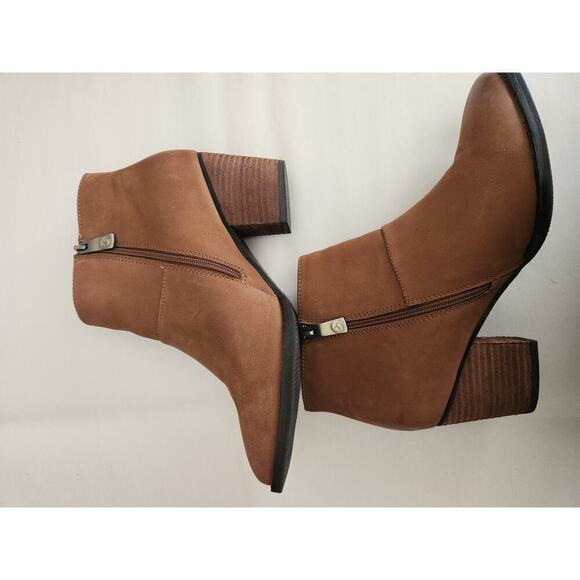 Blondo Nelli Waterproof Leather Ankle Boots Sz 9.5 factory distressing classic - Picture 3 of 10